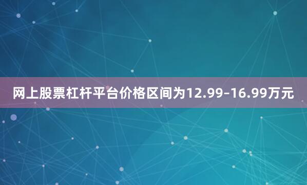 网上股票杠杆平台价格区间为12.99–16.99万元