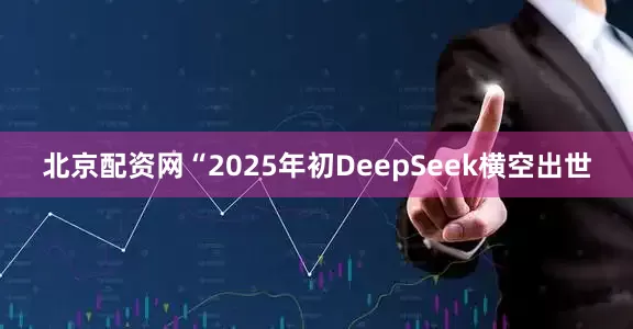 北京配资网“2025年初DeepSeek横空出世