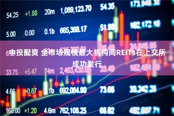 中投配资 全市场规模最大机构间REITs在上交所成功发行