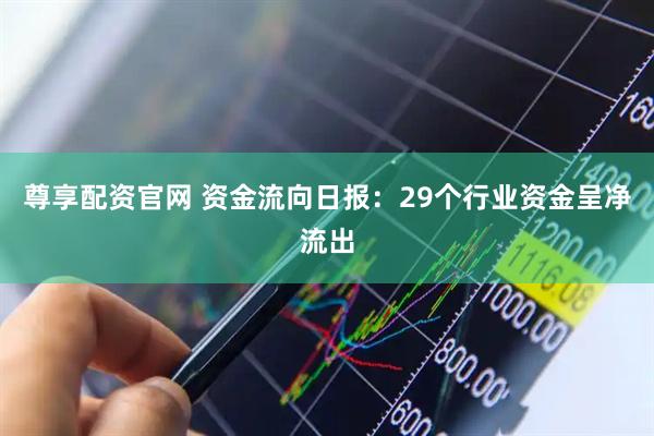 尊享配资官网 资金流向日报：29个行业资金呈净流出